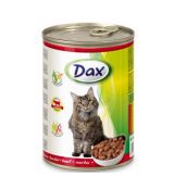 Dax konzerva pre mačky s hovädzinou 415g