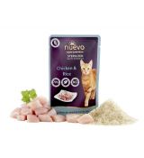 NUEVO cat Sterilized Chicken with Rice 16 x 85 g kapsičky