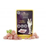 NUEVO cat Adult Sensitive Mono Turkey 16 x 85 g kapsičky