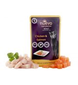 NUEVO cat Adult Chicken & Salmon 85 g kapsičky