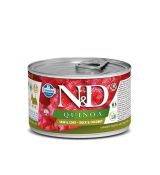 N&D DOG QUINOA SKIN&COAT DUCK MINI WET FOOD 140 G