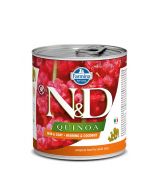 N&D DOG QUINOA SKIN&COAT HERRING WET FOOD 285 G