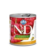 N&D DOG QUINOA SKIN&COAT QUAIL WET FOOD 285 G