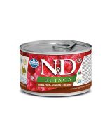 N&D DOG QUINOA SKIN&COAT VENISON MINI WET FOOD 140 G