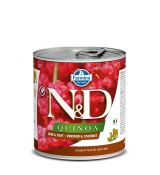 N&D DOG QUINOA SKIN&COAT VENISON WET FOOD 285 G