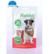 JK Meat Snack Rabbit fillets, sušené králičie mäso, mäsová maškrta, 80 g