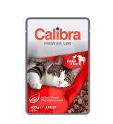 Calibra Cat kapsička Premium Adult Chicken & Beef 100 g