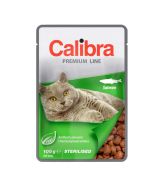 Calibra Cat kapsička Premium Sterilised Salmon 100 g