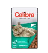 Calibra Cat kapsička Premium Sterilised Liver 100 g