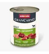 Animonda GRANCARNO® dog adult hovädzie a kačacie srdiečka bal. 6 x 800g konzerva