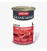 Animonda GRANCARNO® dog junior hovädzie a morčacie srdiečka bal. 6 x 400g konzerva