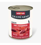 Animonda GRANCARNO® dog junior hovädzie a morčacie srdiečka bal. 6 x 800g konzerva