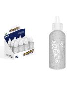 Lepidlo glitrové 20ml strieborné